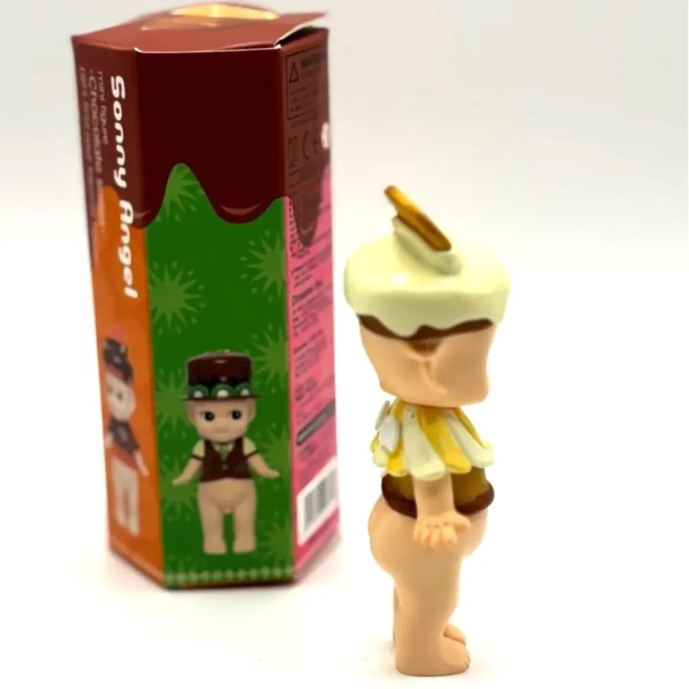 New Unbranded Kewpie/Angel Figure in Sitting Fawn Costume, Open Blind Box